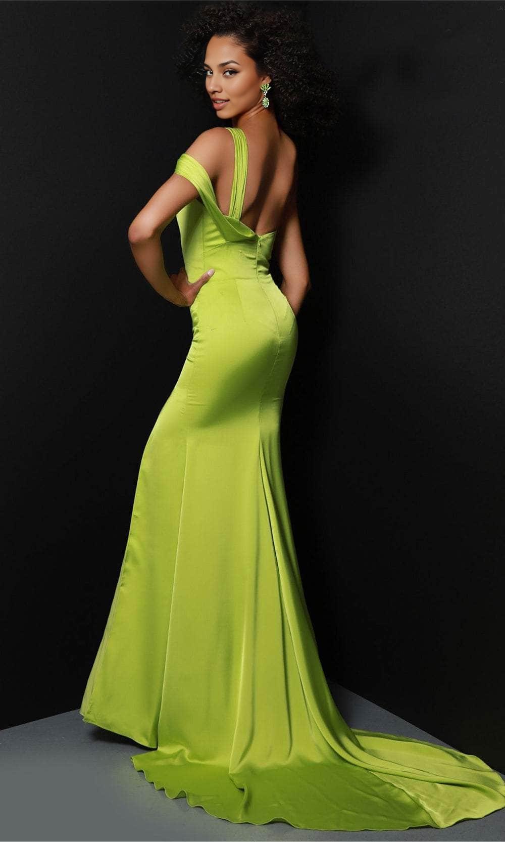 Formal Women's Dresses/ One Shoulder Asymmetric Front Cut Out Prom Dress Open Back High Slit Evening Dress